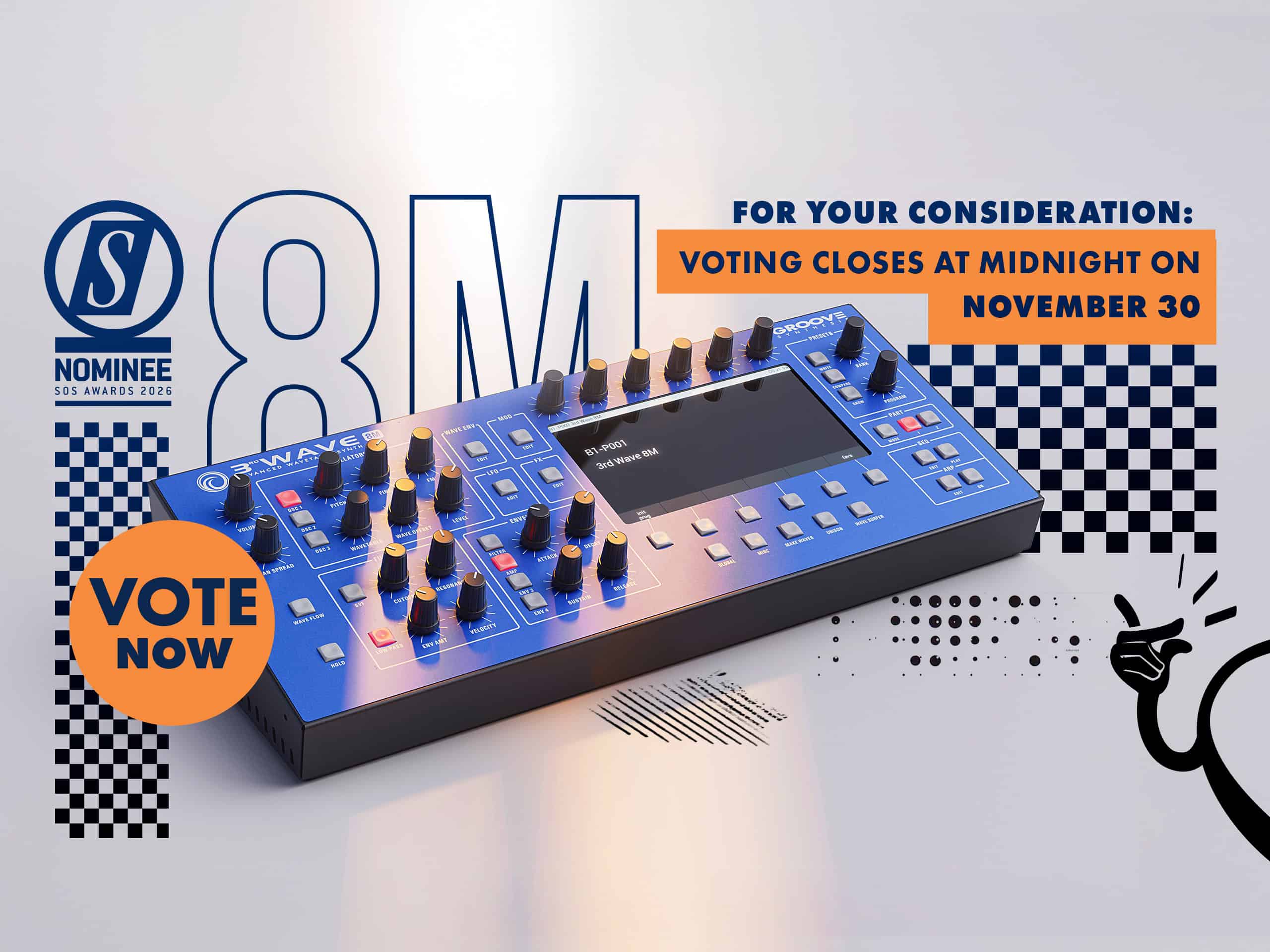 For Your Consideration: The 3rd Wave 8M is nominated for the 2026 SOS Awards.