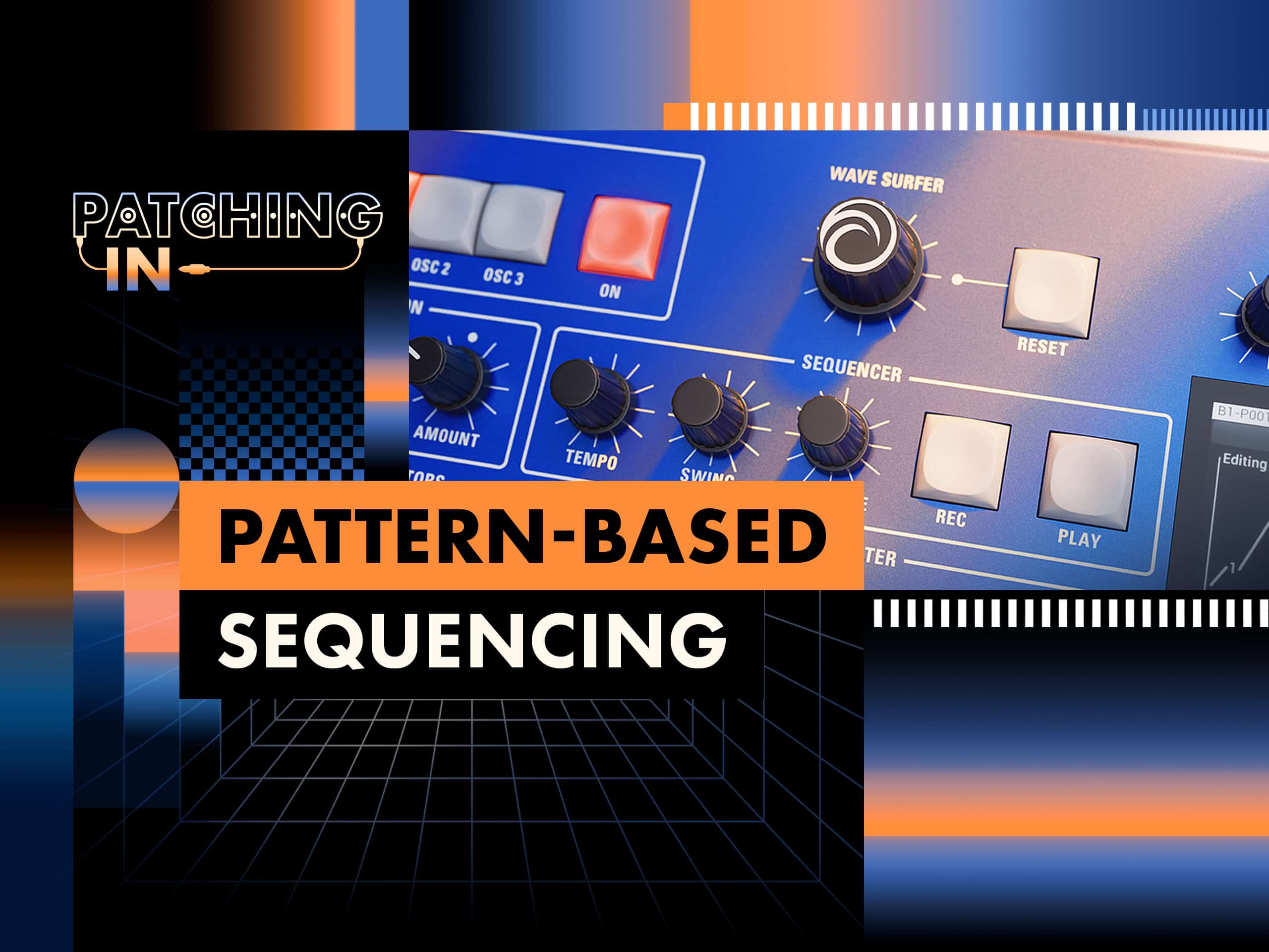 The sequencer section of the 3rd Wave 24K keybaord with graphics