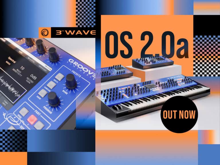 Groove Synthesis Releases OS 2.0a for 3rd Wave Synthesizers