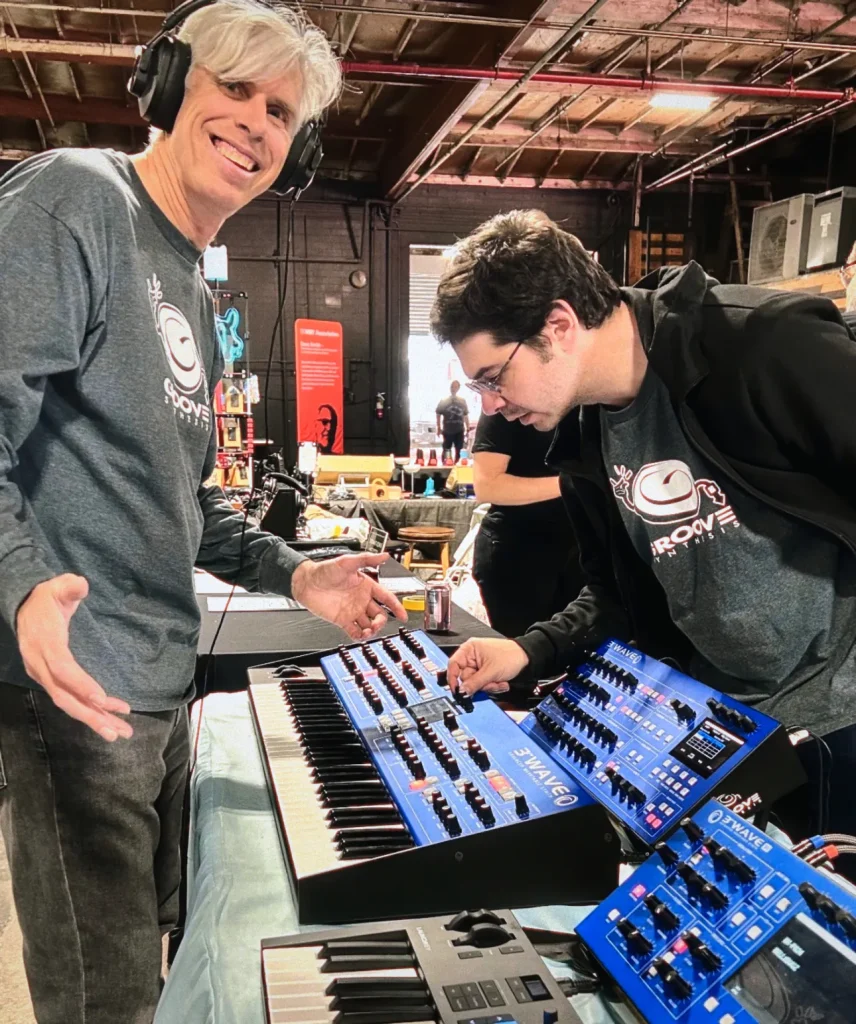 Bob and Andrew Buchla Friends