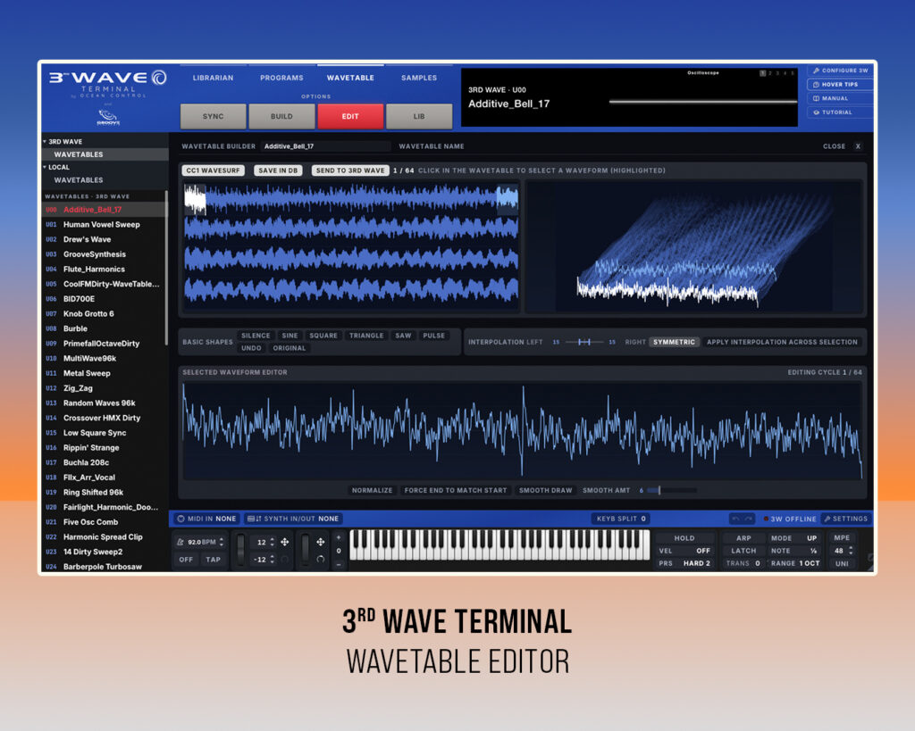 3rdWaveTerminal WavetableEditor